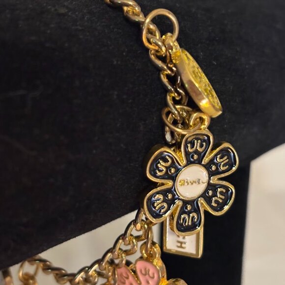 Beautiful Coach Charm Bracelet with 11 Charms and Coach Pouch - 7 inches - Picture 2 of 16